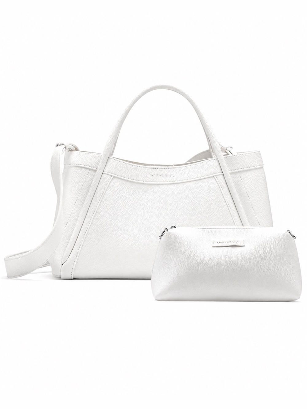 NEWBELLA Kelly M Size 2-PC Tote Bag Set with Removable Pouch NWT